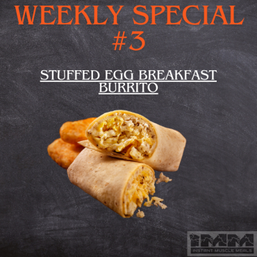 SPECIAL # 3 -Stuffed Egg Breakfast Burrito